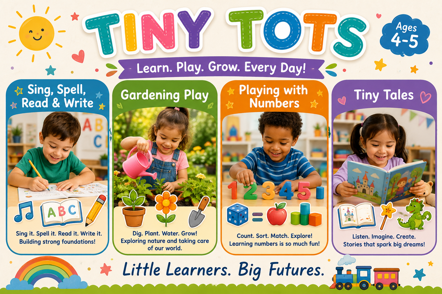 Tiny Tots program poster